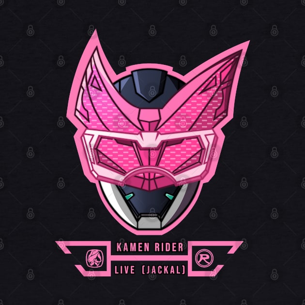 KR REVICE ( LIVE / JACKAL GENOME ) PINK by Ryuki Kento Art